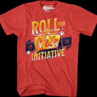 Roll For Initiative 1974 Dungeons & Dragons T-Shirt