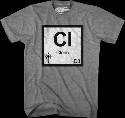 Cleric Element Symbol Dungeons & Dragons T-Shirt