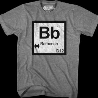 Barbarian Element Symbol Dungeons & Dragons T-Shirt