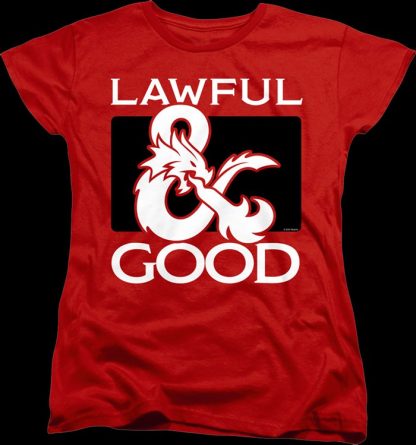 Womens Lawful Good Dungeons & Dragons Shirt