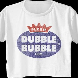 Ladies Vintage Logo Dubble Bubble Crop Top