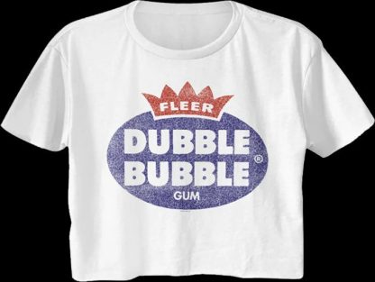 Ladies Vintage Logo Dubble Bubble Crop Top