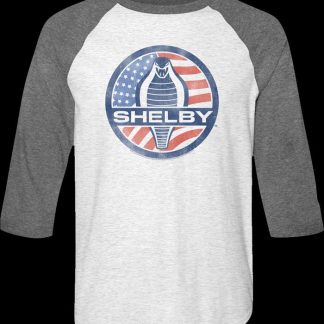 Cobra Logo Shelby Raglan Baseball Shirt