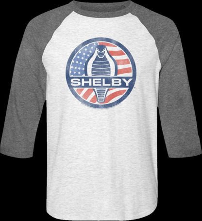 Cobra Logo Shelby Raglan Baseball Shirt