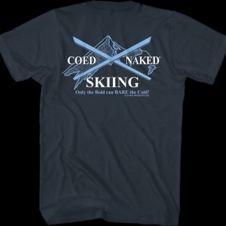 Skiing Coed Naked T-Shirt