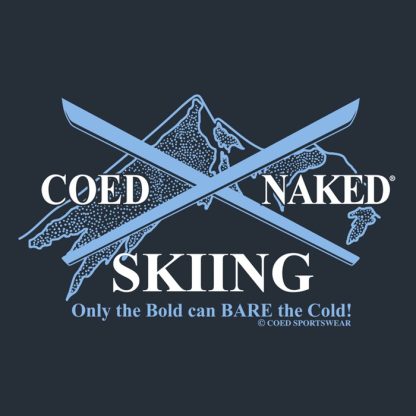 Skiing Coed Naked T-Shirt - Image 3