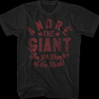 Distressed 8th Wonder Andre The Giant T-Shirt