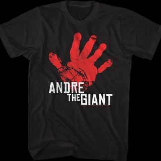 Distressed Handprint Andre The Giant T-Shirt