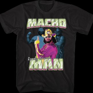 Posing Collage Macho Man Randy Savage T-Shirt