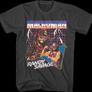 Lightning Collage Macho Man Randy Savage T-Shirt