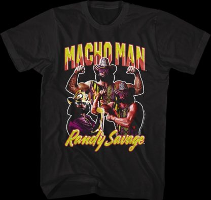 Collage Macho Man Randy Savage Shirt
