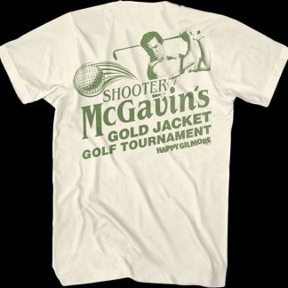Front & Back Shooter McGavin's Golf Tournament Happy Gilmore T-Shirt