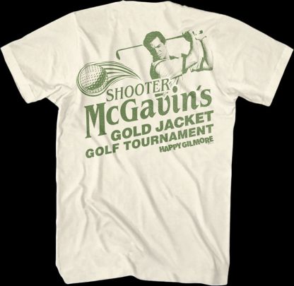 Front & Back Shooter McGavin's Golf Tournament Happy Gilmore T-Shirt