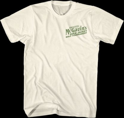 Front & Back Shooter McGavin's Golf Tournament Happy Gilmore T-Shirt - Image 2