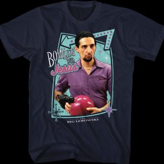 Bowling With Jesus Big Lebowski T-Shirt