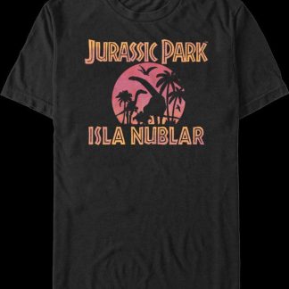Isla Neblar Silhouettes Jurassic Park T-Shirt