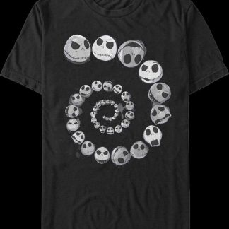 Spiraling Skellington Nightmare Before Christmas T-Shirt