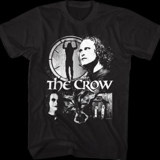 Black And White Collage The Crow T-Shirt