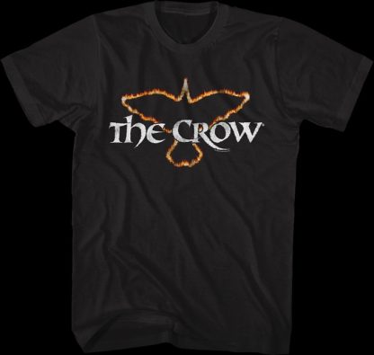Flaming Logo The Crow T-Shirt