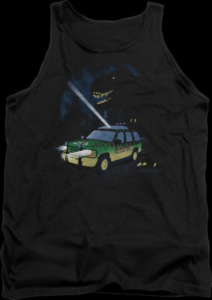 Flashlight Jurassic Park Tank Top