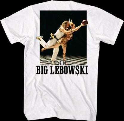Front & Back The Dude Abides Big Lebowski T-Shirt - Image 2
