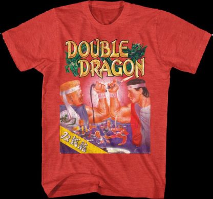 Red Box Art Double Dragon T-Shirt