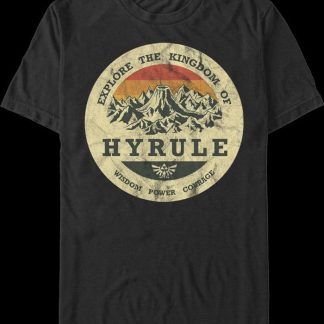 Explore the Kingdom of Hyrule Legend of Zelda T-Shirt