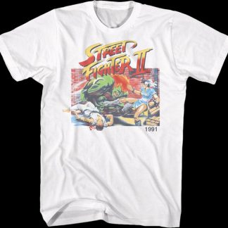 1991 Poster Street Fighter T-Shirt