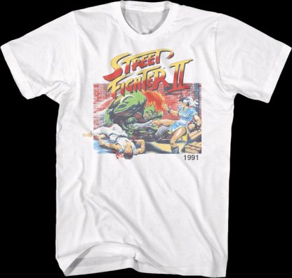 1991 Poster Street Fighter T-Shirt