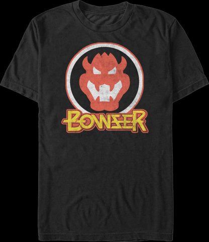 Bowser Logo Super Mario Bros. Nintendo T-Shirt