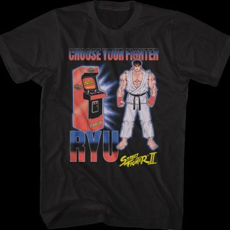 Choose Your Fighter Ryu Arcade Street Fighter II T-Shirt
