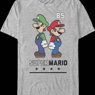Mario & Luigi Back To Back Super Mario Bros. T-Shirt