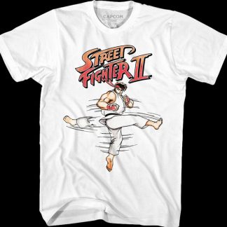 Ryu Hurricane Kick Street Fighter II T-Shirt