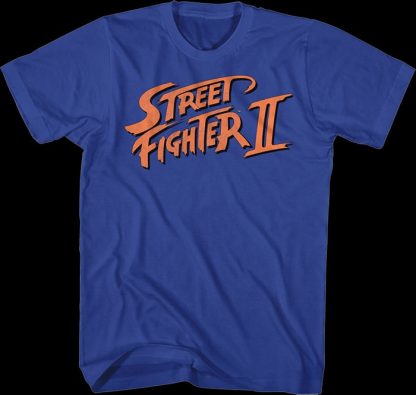 Front & Back Ryu Fight Scenes Street Fighter II T-Shirt - Image 3