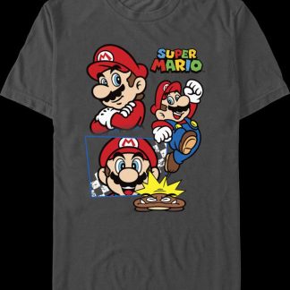 Super Mario Poses Collage Nintendo T-Shirt
