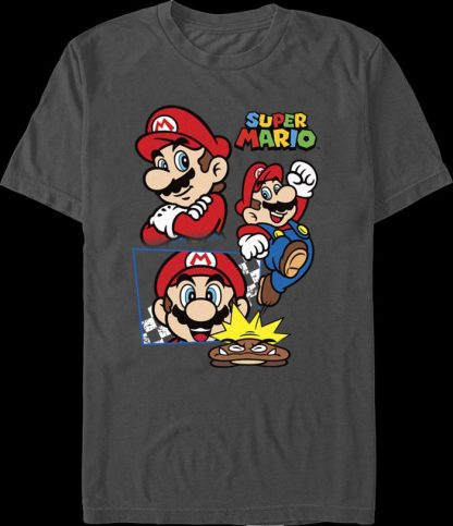 Super Mario Poses Collage Nintendo T-Shirt
