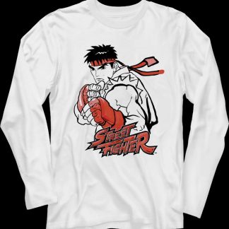 Ryu Street Fighter Long Sleeve Shirt