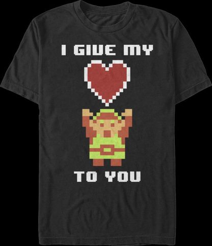 I Give My Heart To You Legend of Zelda T-Shirt