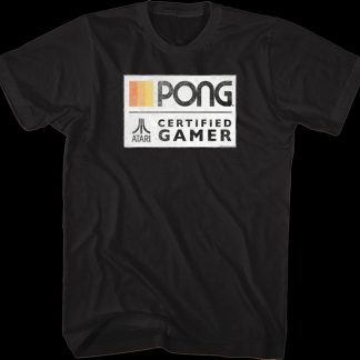 Pong Certified Gamer Atari T-Shirt