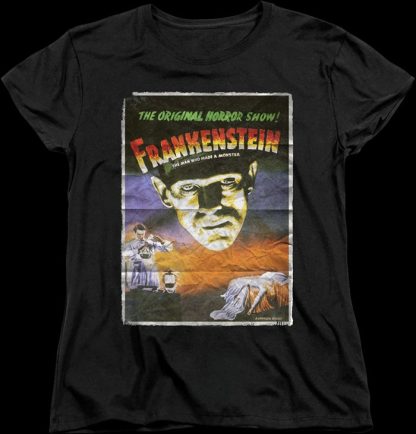 Womens Movie Poster Frankenstein Shirt