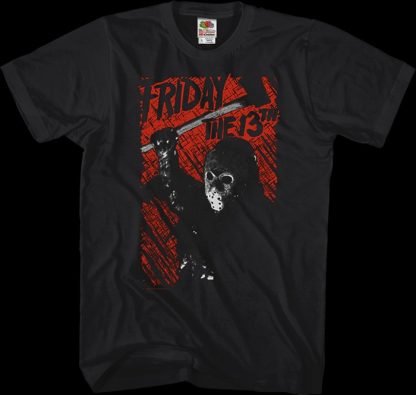 Swinging Ax Friday the 13th T-Shirt