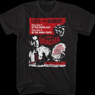 Horror of Dracula Poster Hammer Films T-Shirt