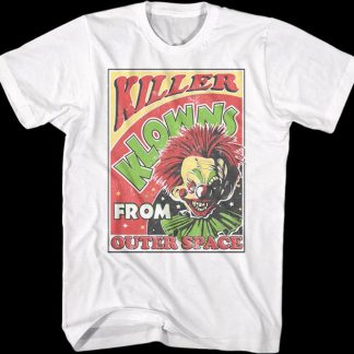 Front & Back Alien Bozos Killer Klowns From Outer Space T-Shirt