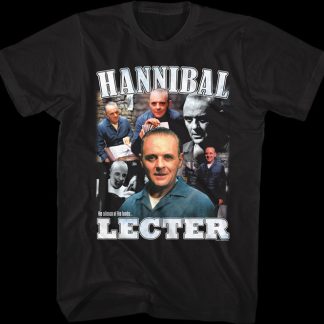 Hannibal Lecter Collage Silence Of The Lambs T-Shirt