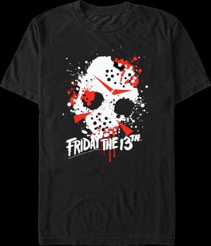 Paint Splatter Friday the 13th T-Shirt