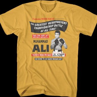 Rumble In The Jungle Poster Muhammad Ali T-Shirt