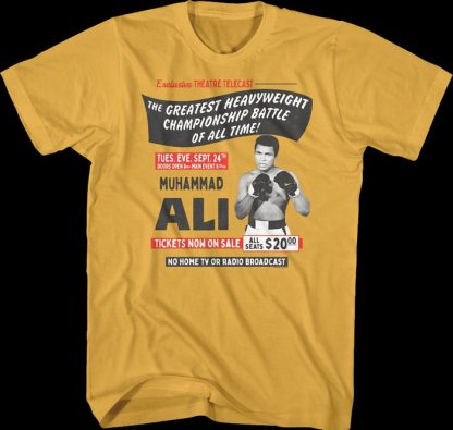 Rumble In The Jungle Poster Muhammad Ali T-Shirt