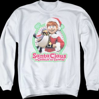 Topper And Kris Kringle Santa Claus Is Comin' To Town Sweatshirt