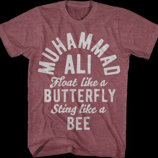 Retro Float Like A Butterfly Sting Like A Bee Muhammad Ali T-Shirt