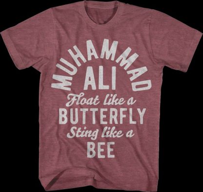 Retro Float Like A Butterfly Sting Like A Bee Muhammad Ali T-Shirt